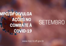 Boletim Informativo: Conheça a atuação do MPC/DF no combate ao Novo Coronavírus – COVID19 – Setembro
