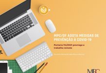 MPC/DF reforça medidas de prevenção à covid-19