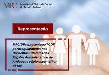 MPC/DF representa ao TCDF por irregularidades nos Conselhos Tutelares das Regiões Administrativas de Arniqueira e Sol Nascente/Pôr do Sol