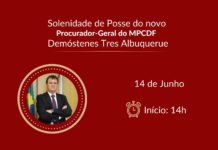 Posse do novo Procurador-Geral de Contas será nesta quarta-feira, 14 de junho, às 14h