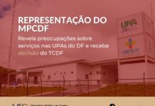 Representação do MPCDF revela preocupações sobre serviços nas UPAs do DF e recebe decisão do TCDF