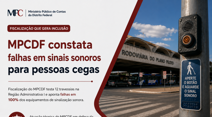 ACESSIBILIDADE O MPCDF questiona a falta de sinais semafóricos para pessoas cegas no DF